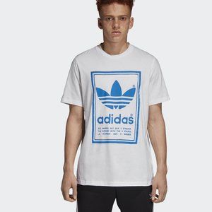 adidas die marke mit den white shirt